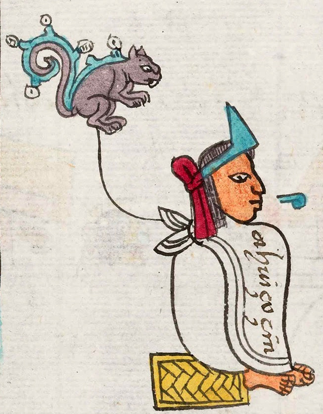 Ahuitzotl (Mdz13r) | Visual Lexicon of Aztec Hieroglyphs