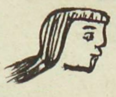 tzontli (MH518v) | Visual Lexicon of Aztec Hieroglyphs